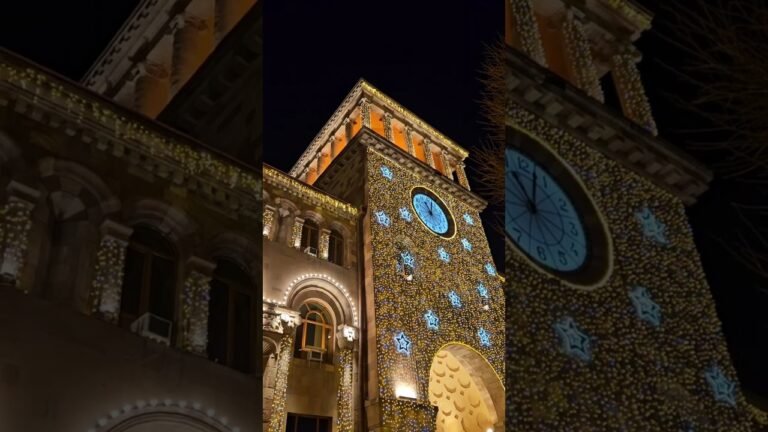 Ամանորյա տոնածառի լույսերը վառվեցին #yerevan #2026 #Newyear2026 #armenia