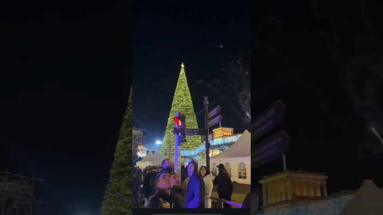 Главная  елка Армении горит! Yerevan tonacari luyser 2026 🎇🎉
