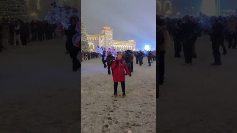 новый год #2026 #ереван #армения #travel #путешествия #танцы #снег