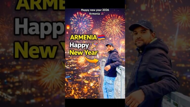 Armenia new year 2026 celebrate Republic Square #shorts #newyear #armenia #republicday