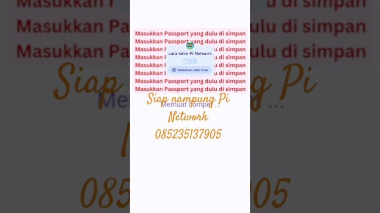 Cara Kirim Pi Network #pinetwork #crypto #airdropgratistanpamodal #blockchain #bitcoin #nft