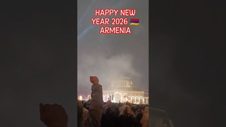 new year celebrarion ARMENIA 🇦🇲Republic square 🇮🇳🇪🇺🇦🇲#armenia #republicsquare #newyear #newyear2026