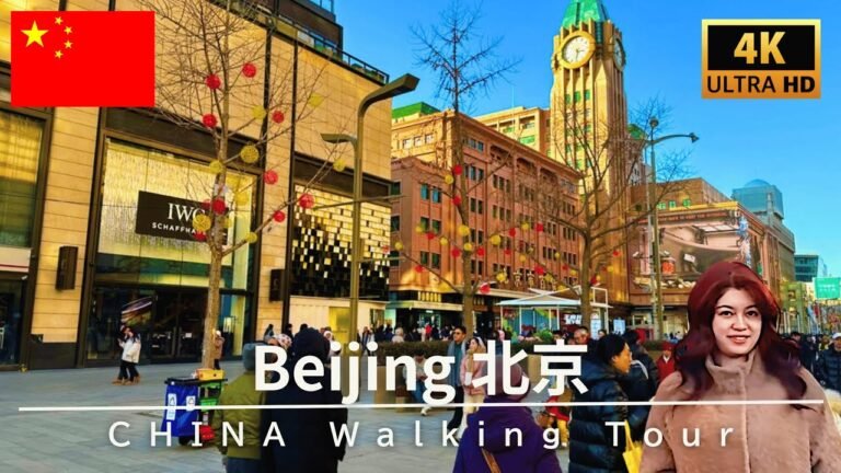 4K Beijing Walk 🇨🇳 Wangfujing Pedestrian Street and Hutongs – January 2026