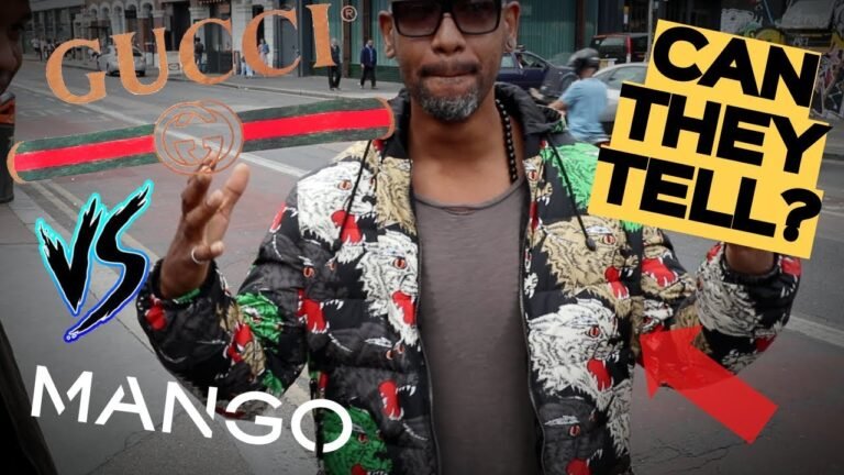 CAN THEY TELL? £1600 GUCCI VS £24 MANGO JACKET CHALLENGE! EP.3