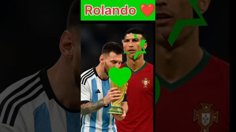 Rolando and Messi World Cup #football #cr7 #viralvideo #youtube #messi #ronaldo #shortvideo #edit.