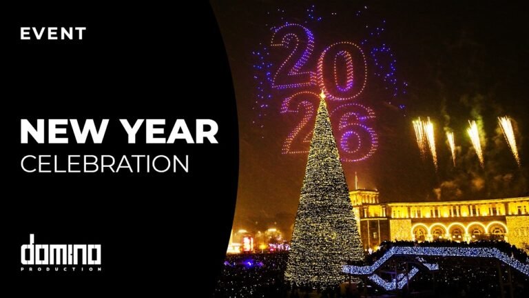 Yerevan New Year 2026 | Record-Breaking Drone Light & Fireworks Show in Armenia