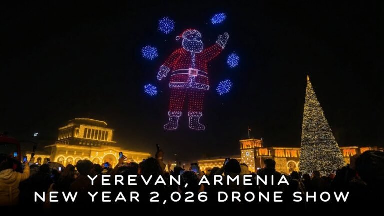 Record 2,026 Drone Light Show for New Year in Armenia | Full Show