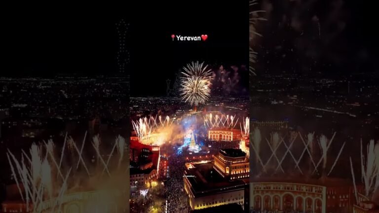 New Year #2026 🎊 Yerevan ❤️ Armenia 🇦🇲