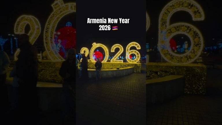 Armenia New Year 2026 | Yerevan | Christmas 🇦🇲| #happynewyear #viral #travel #armenia #shorts