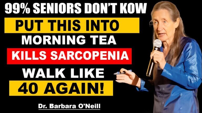 Add This to Your Morning Tea to Rebuild Muscle & Stronger Legs After 60 | Barbara O’Neill