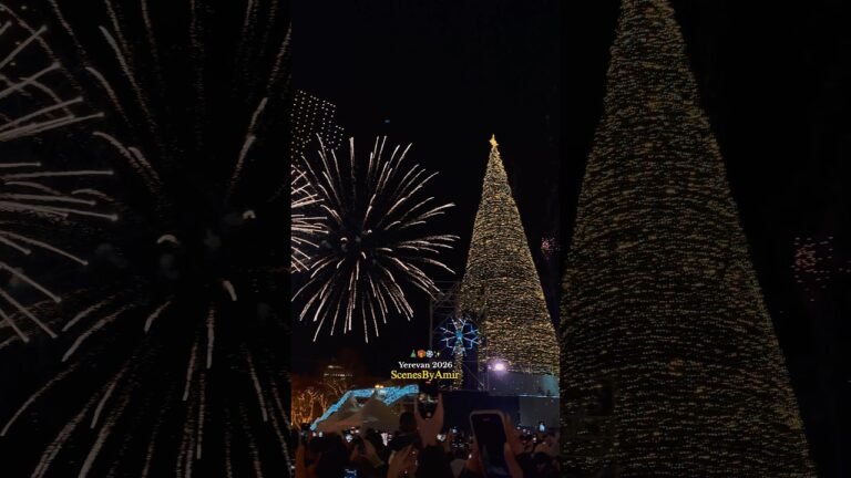 Yerevan 2026 – Christmas Tree Opening 🎄✨ Yerevan 2026 – Christmas Tree Opening 🎄✨