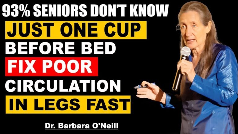 Seniors Over 60? Drink THIS to Increase Blood Flow in Legs Fast | Barbara O’Neill