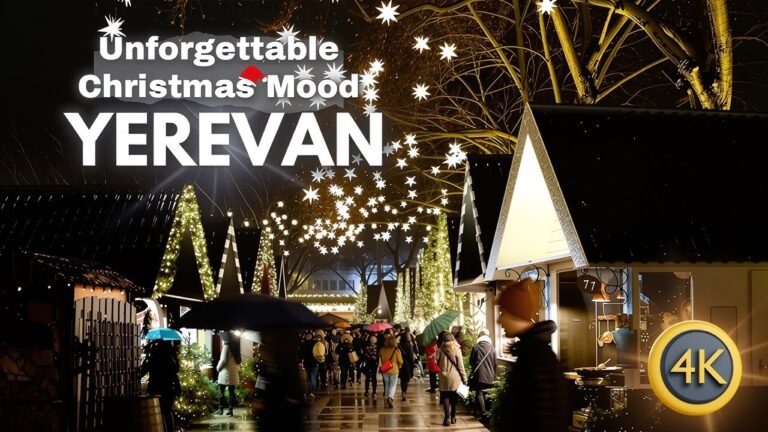 This Is Why Christmas Nights in Yerevan Feel Unforgettable | 4K Walk After New-Year