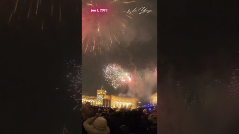 Yerevan’s New Year’s Eve Drone Show Left Everyone Speechless ✨ #yerevan #dronesshow ✨ 24