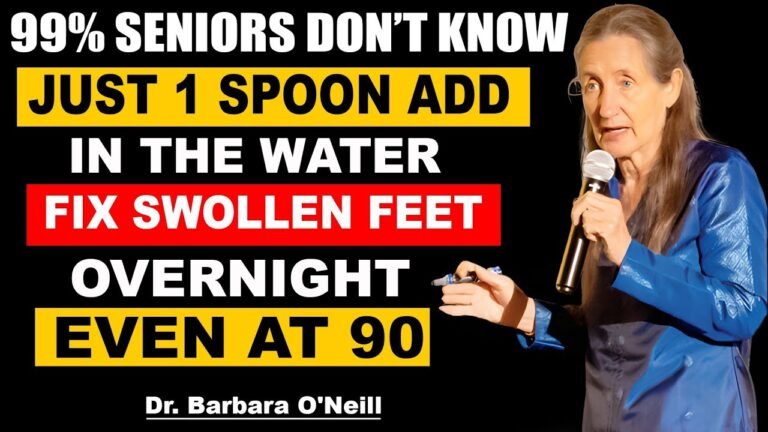 Over 60: 7 Bedtime Fixes That Reduce Foot Swelling and Strengthen Legs Overnight | Barbara O’Neill