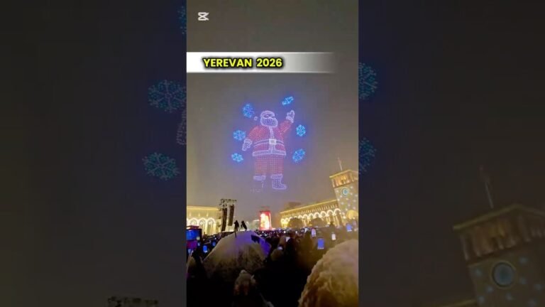 New Year’s Eve in Yerevan | Stunning Fireworks 🇦🇲🇦🇲🇦🇲 #newyear2026