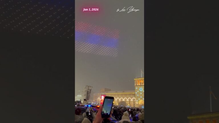 Yerevan’s New Year’s Eve Drone Show Left Everyone Speechless ✨ #yerevan #dronesshow ✨ 30