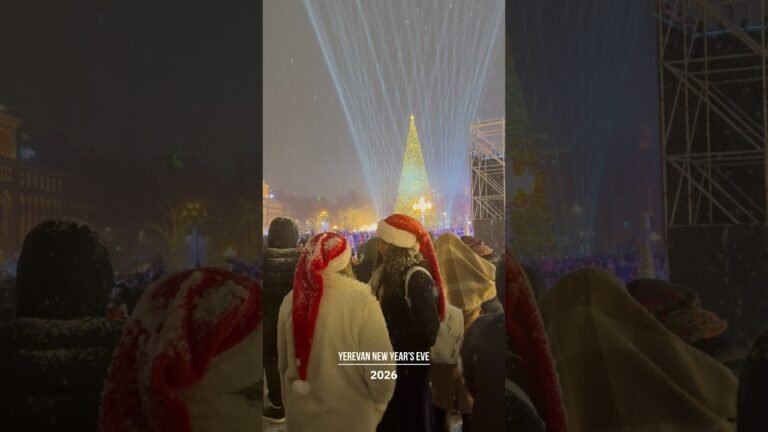 Best Moments of Yerevan New Year’s Eve 2026! #yerevan #armenia #newyear2026 #newyear
