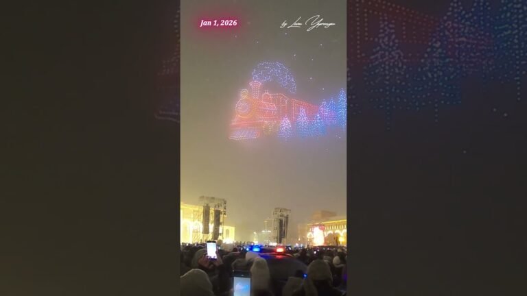 Yerevan’s New Year’s Eve Drone Show Left Everyone Speechless ✨ #yerevan #dronesshow ✨ 12