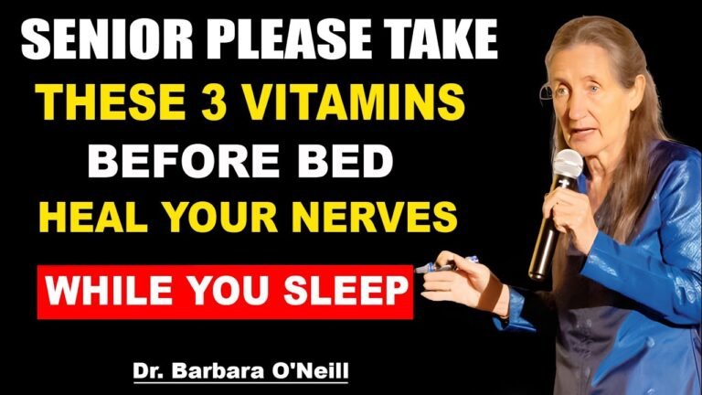 3 Bedtime Vitamins for Stronger Legs After 60 | Barbara O’Neill 3 Bedtime Vitamins for Stronger Legs After 60 | Barbara O’Neill