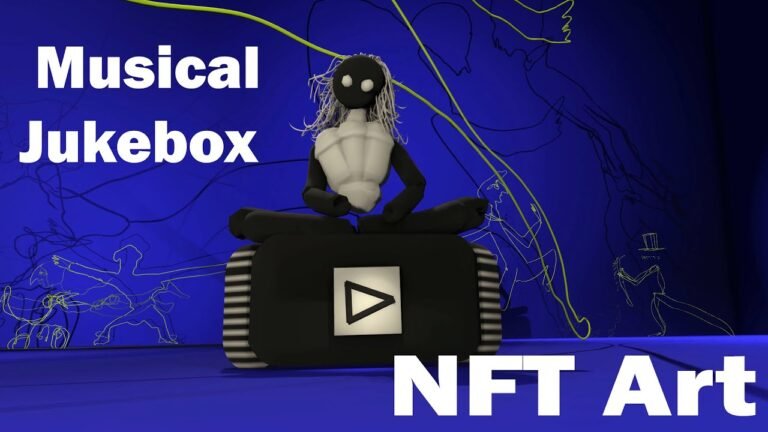 NFT Art – 3D Art POEM : “Musical Jukebox”
