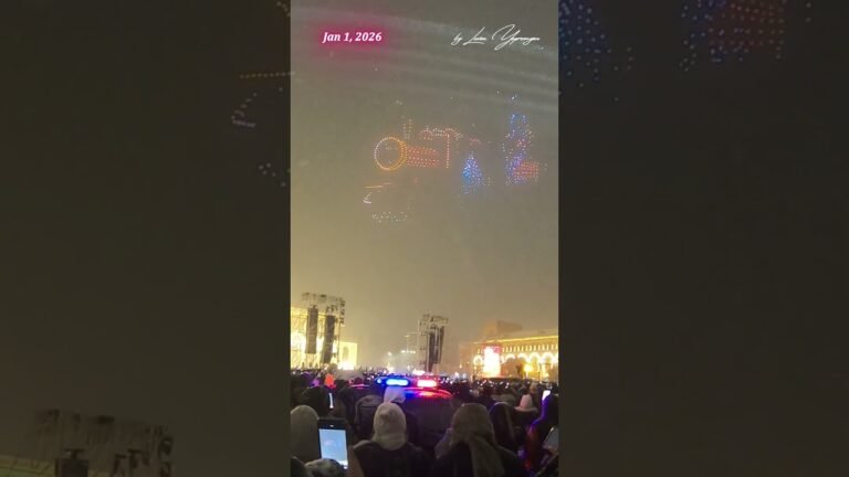 Yerevan’s New Year’s Eve Drone Show Left Everyone Speechless ✨ #yerevan #dronesshow ✨ 11