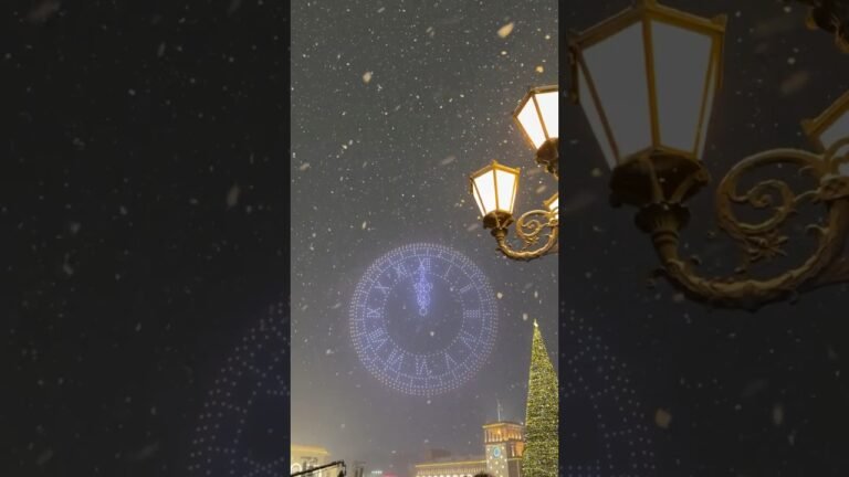 Новогодний фейерверк у главной ёлки Армении 🎆 | Новый год в Ереване