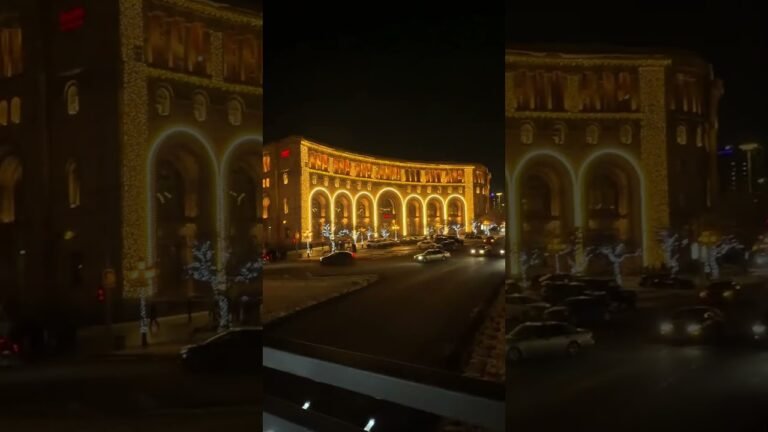 New year decorations in Yerevan 😏 #yerevan #newyear #2026 #trend #travel #armenia #new #share