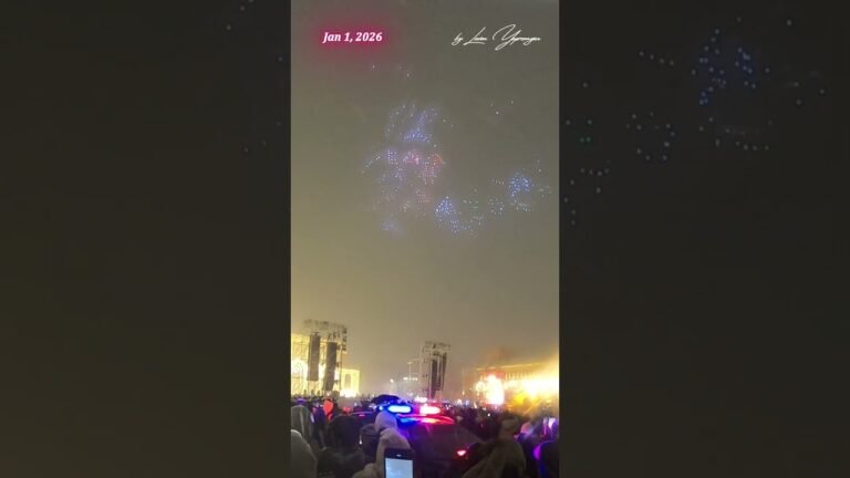 Yerevan’s New Year’s Eve Drone Show Left Everyone Speechless ✨ #yerevan #dronesshow ✨ 13