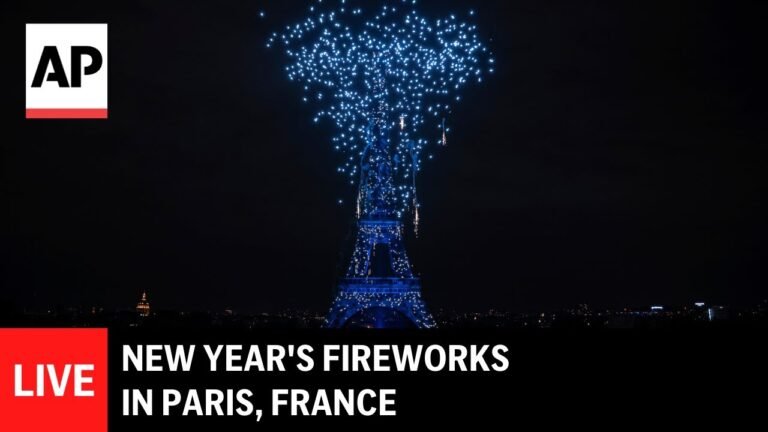 France New Year 2026: LIVE fireworks in Paris