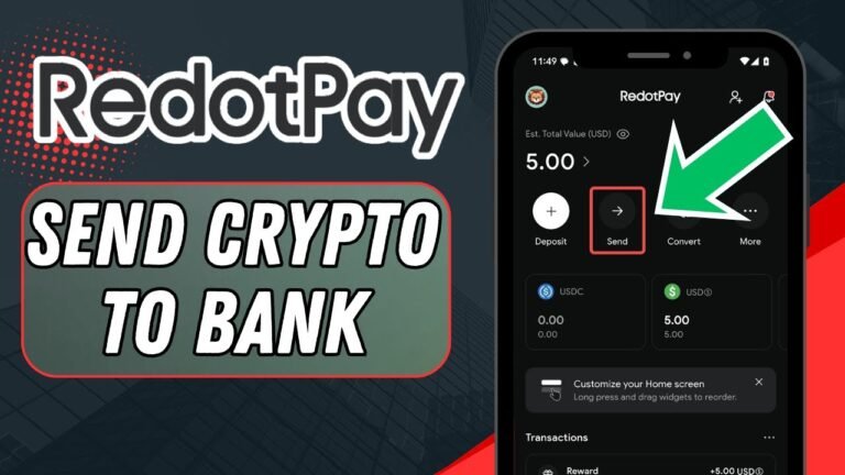 How to Send Crypto to Local Bank Accounts with RedotPay (Step By Step)