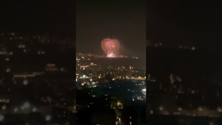 Fireworks Yerevan TV Tower #happynewyear