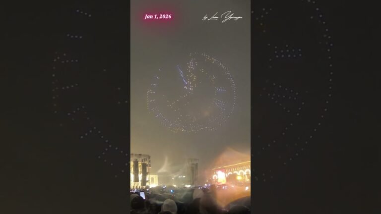 Yerevan’s New Year’s Eve Drone Show Left Everyone Speechless ✨ #yerevan #dronesshow ✨ 03