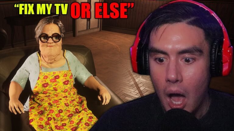 THIS SWEET OLD LADY WANTS ME TO REPAIR HER TV BUT SHE ALSO LIKES TO SUMMON DEMONS (im the demon)