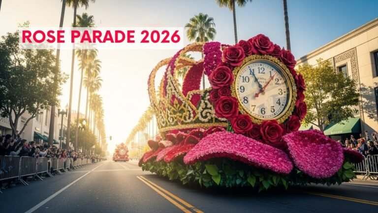 Rose Parade 2026 Pasadena Full Coverage | Giant Floral Floats in 4K
