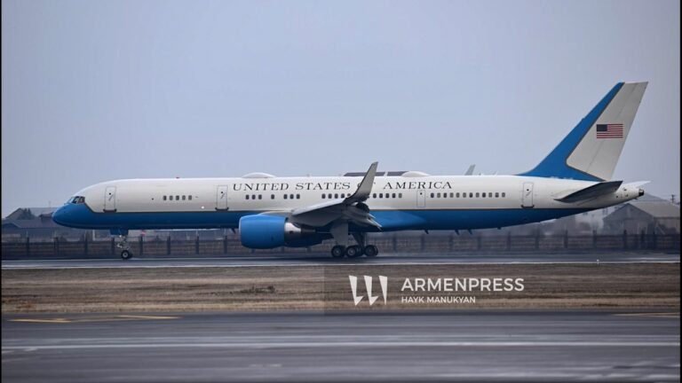 ԱՄՆ փոխնախագահ Ջեյ Դի Վենսի ժամանումը Երևան․ ՈՒՂԻՂ