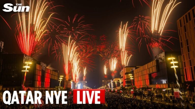 LIVE: Qatar celebrates New Year with incredible firework display in Doha