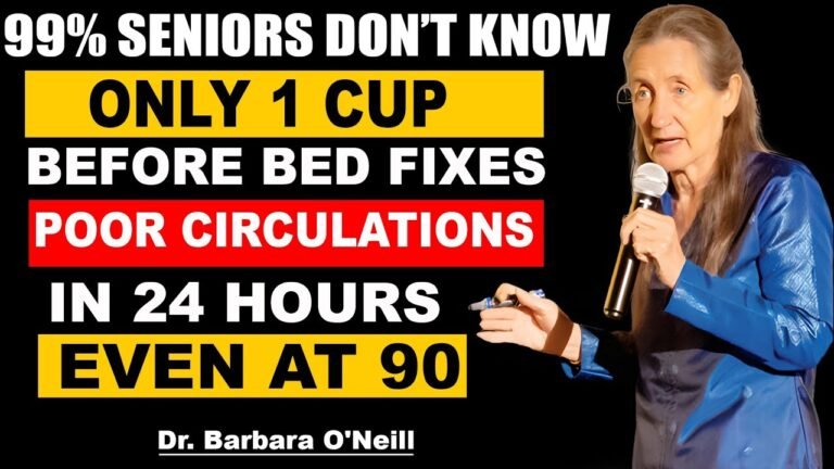 Seniors, Just 1 Cup of THIS Drink Increases Blood Flow in Feet & Leg Strength | Barbara O’Neill