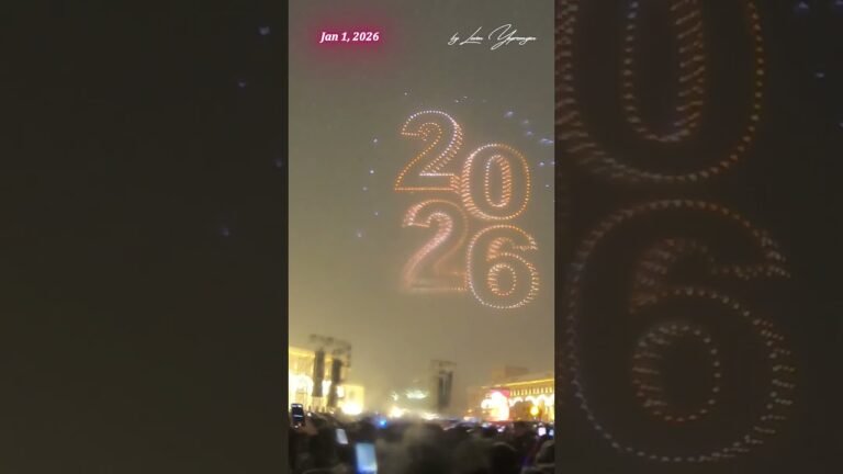 Yerevan’s New Year’s Eve Drone Show Left Everyone Speechless ✨ #yerevan #dronesshow ✨ 06