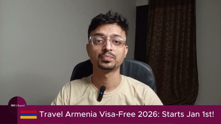 Armenia Visa-Free 2026: HUGE Update for GCC Residents! Armenia Visa-Free 2026: HUGE Update for GCC Residents!