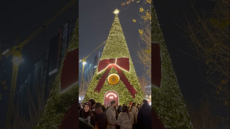 Christmas & New Year Vibes From Yerevan 🎄 #Yerevan #Christmas #NewYear #YouTubeShorts