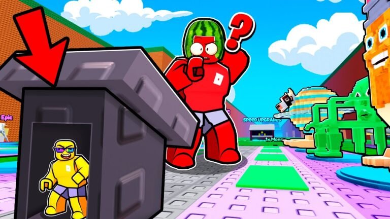 Living Inside My Friend’s Base Until He Notices… Escape Tsunami for Brainrots