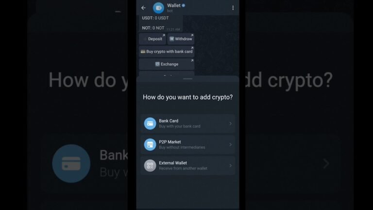 Where to find your TON wallet address on telegram #toncoin #cryptocurrency  #crypto  #cryptotrading