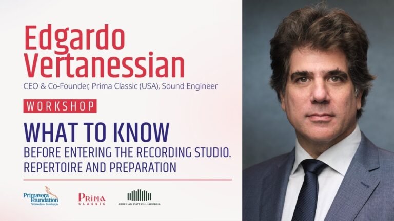 What to Know Before Entering a Recording Studio? | Q&A with Edgardo Vartanessian