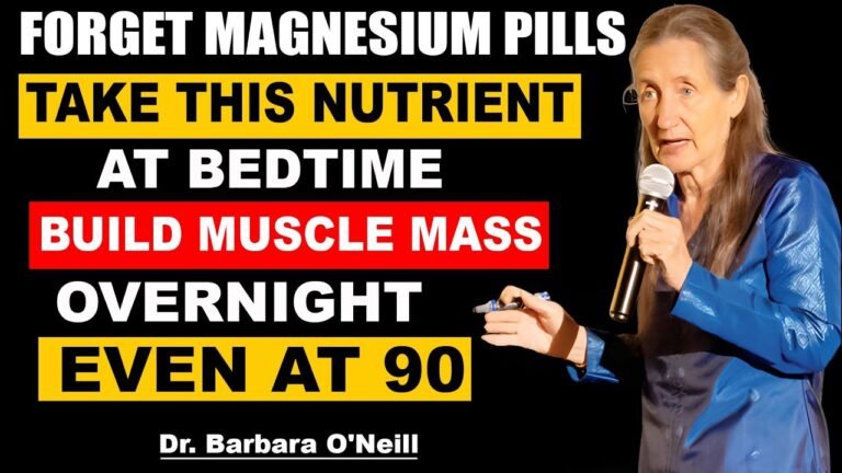 Over 60? These 2 Nutrients Work Better Than Magnesium to Rebuild Muscle… | Barbara O’Neill