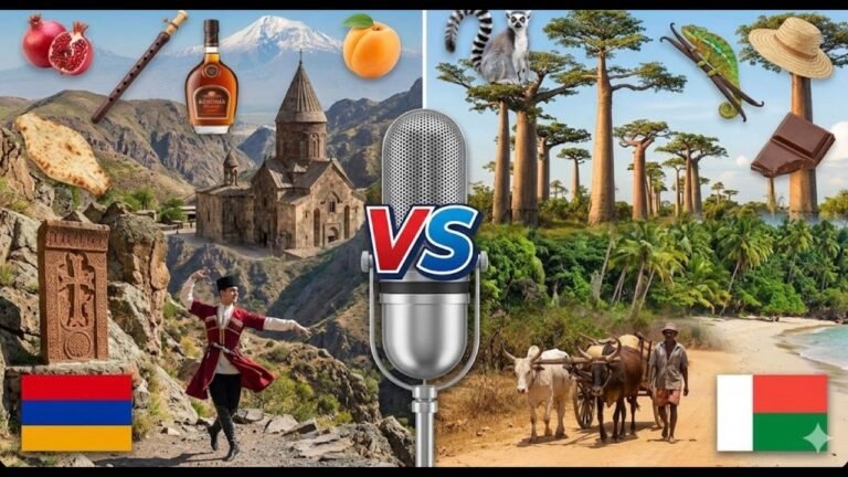Armenia vs Madagascar: Ancient Highlands vs Island Evolution Armenia vs Madagascar: Ancient Highlands vs Island Evolution
