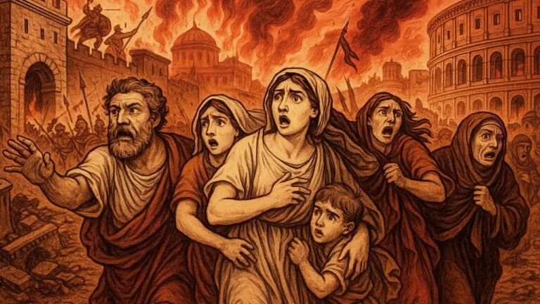 What happened to the citizens of Rome after the Fall of the Empire?