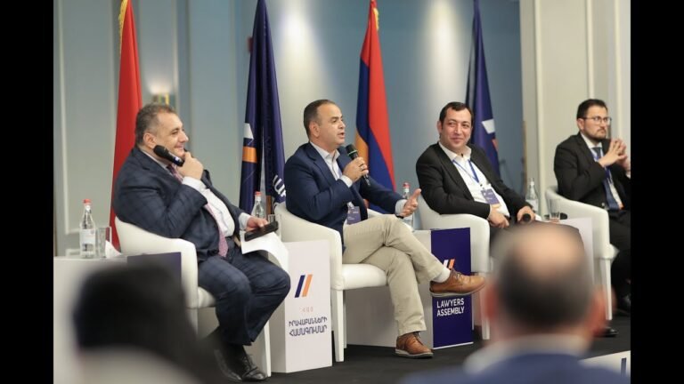 Armenian Lawyers’ Assembly – Zareh Sinanyan, RA High Commissioner for Diaspora Affairs