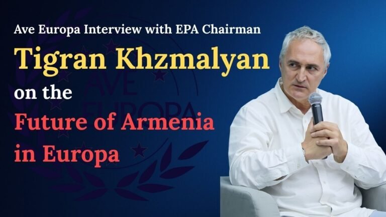 Interview with Tigran Khzmalyan on the Future of Armenia in Europa