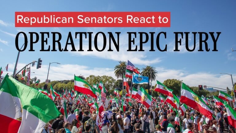 Republican Senators react to Operation Epic Fury (March 1, 2026)